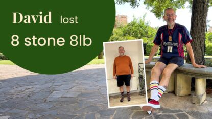 David lost 8 stone 8lb on LighterLife