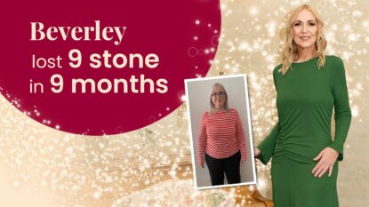 Beverley lost 9 stone in 9 months
