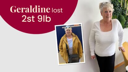 Geraldine lost 2 stone 9 pound on LighterLife