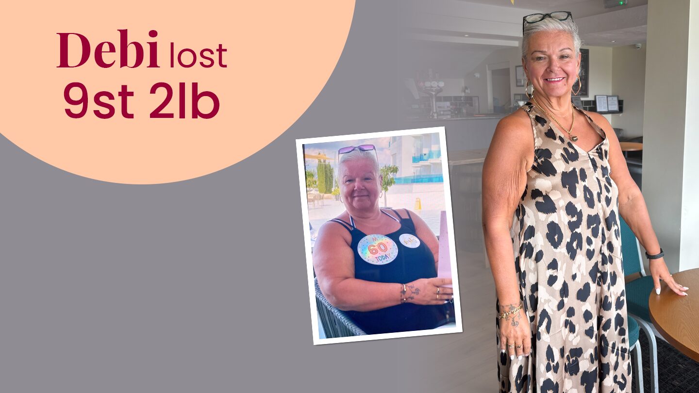 9 stone 2lb (57.2 kg) weight loss with LighterLife – Debi’s story
